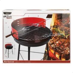 AKTIVE Aktive Charcoal Barbecue, Barbecue Portable, Noir -Camping En Plein Air Boutique aktive aktive charcoal barbecue barbecue portable noir 3