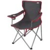 AKTIVE - Chaise Pliante Camping 64,50x49,50x82 Cm, Gris Foncé Et Rouge -Camping En Plein Air Boutique aktive chaise pliante camping 6450x4950x82 cm gris fonce et rouge