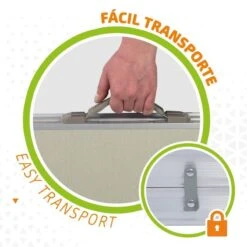 AKTIVE - Ensemble Table Et Chaise. Table Pliante Avec 4 Tabourets 135x86x67 Cm -Camping En Plein Air Boutique aktive ensemble table et chaise table pliante avec 4 tabourets 135x86x67 cm 4