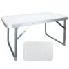 AKTIVE - Table Pliante . Table Basse Blanche En Aluminium - 40x60x40 Cm -Camping En Plein Air Boutique aktive table pliante table basse blanche en aluminium 40x60x40 cm
