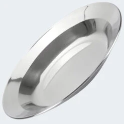 Assiette Creuse De Camping Inox | Diamètre Env. 22 - 24 Cm | 1 Assiette -Camping En Plein Air Boutique assiette creuse de camping inox diametre env 22 24 cm 1 assiette 2