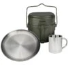 Batterie De Cuisine De Camping, Assiette Plate Et Tasse Isotherme Set -Camping En Plein Air Boutique batterie de cuisine de camping assiette plate et tasse isotherme set