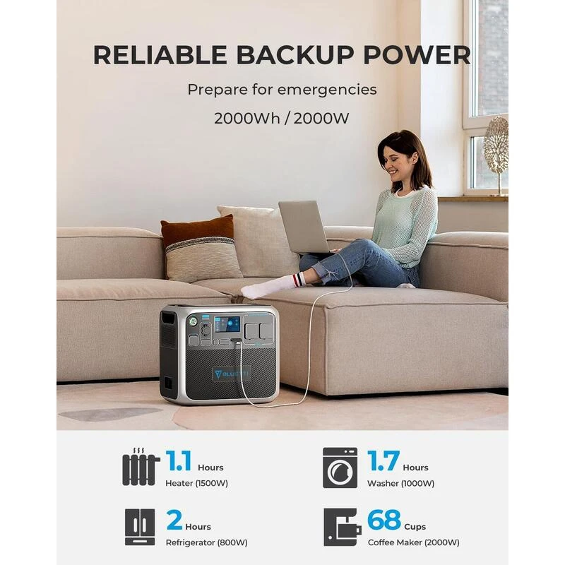 BLUETTI AC200P Générateur Solaire 2000Wh/2000W pour Camping-car, Maison BLUETTI AC200P Générateur Solaire 2000Wh/2000W Pour Camping-car, Maison -Camping En Plein Air Boutique bluetti ac200p generateur solaire 2000wh2000w pour camping car maison 1