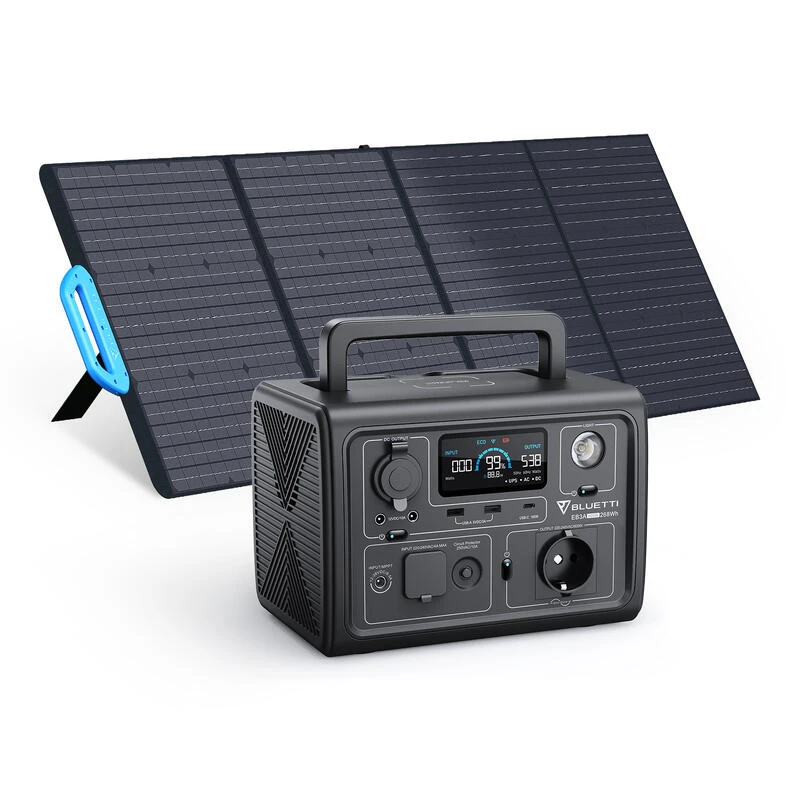 BLUETTI Générateur Électrique EB3A+PV200 268Wh/600W LiFePO4 Batterie pour Voyage BLUETTI Générateur Électrique EB3A+PV200 268Wh/600W LiFePO4 Batterie Pour Voyage -Camping En Plein Air Boutique bluetti generateur electrique eb3apv200 268wh600w lifepo4 batterie pour voyage