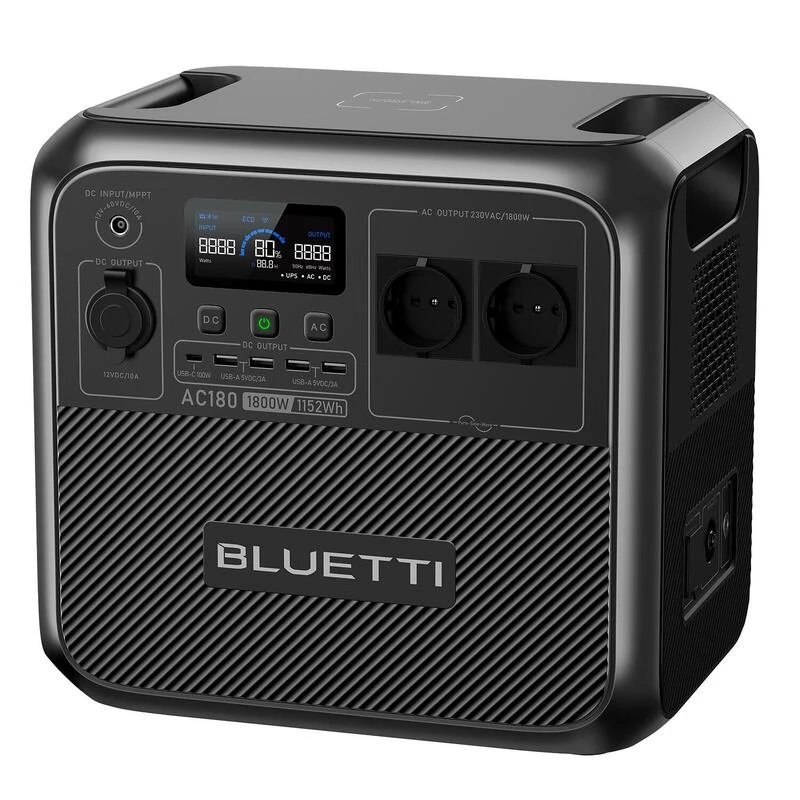 BLUETTI Générateur Électrique Portable AC180 1152Wh Batterie LiFePO4 pour Voyage BLUETTI Générateur Électrique Portable AC180 1152Wh Batterie LiFePO4 Pour Voyage -Camping En Plein Air Boutique bluetti generateur electrique portable ac180 1152wh batterie lifepo4 pour voyage 1
