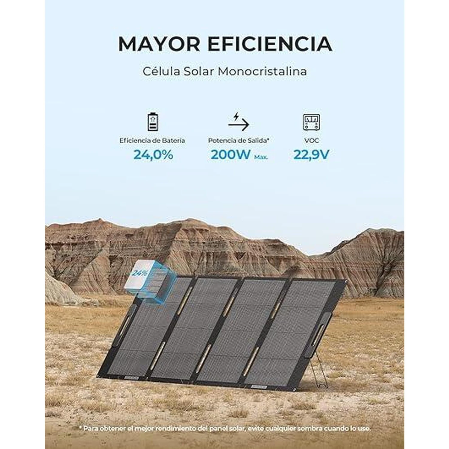 BLUETTI Panneau Solaire MP200 pour Camping, Jardin, Voyage BLUETTI Panneau Solaire MP200 Pour Camping, Jardin, Voyage -Camping En Plein Air Boutique bluetti panneau solaire mp200 pour camping jardin voyage 1