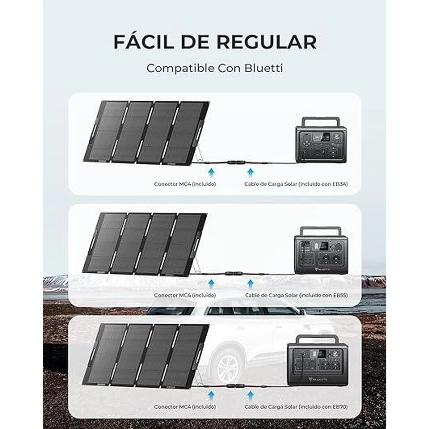 BLUETTI Panneau Solaire MP200 pour Camping, Jardin, Voyage BLUETTI Panneau Solaire MP200 Pour Camping, Jardin, Voyage -Camping En Plein Air Boutique bluetti panneau solaire mp200 pour camping jardin voyage 2