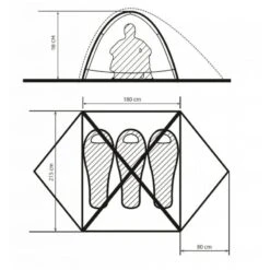 Borzhava 3 Alu - Tente Légère - 3 Personnes - Jaune -Camping En Plein Air Boutique borzhava 3 alu tente legere 3 personnes jaune 4
