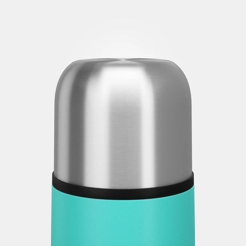 Bouteille isotherme inox 0,4L avec gobelet pour la randonnée - turquoise Quechua Bouteille Isotherme Inox 0,4L Avec Gobelet Pour La Randonnée - Turquoise -Camping En Plein Air Boutique bouteille isotherme inox 04l avec gobelet pour la randonnee turquoise 3