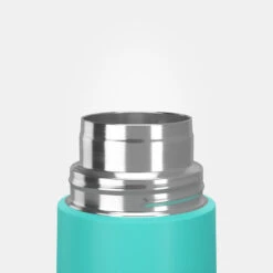 Quechua Bouteille Isotherme Inox 0,4L Avec Gobelet Pour La Randonnée - Turquoise 7 Quechua Bouteille Isotherme Inox 0,4L Avec Gobelet Pour La Randonnée - Turquoise -Camping En Plein Air Boutique bouteille isotherme inox 04l avec gobelet pour la randonnee turquoise 5