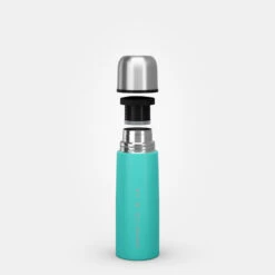 Quechua Bouteille Isotherme Inox 0,4L Avec Gobelet Pour La Randonnée - Turquoise 9 Quechua Bouteille Isotherme Inox 0,4L Avec Gobelet Pour La Randonnée - Turquoise -Camping En Plein Air Boutique bouteille isotherme inox 04l avec gobelet pour la randonnee turquoise 7