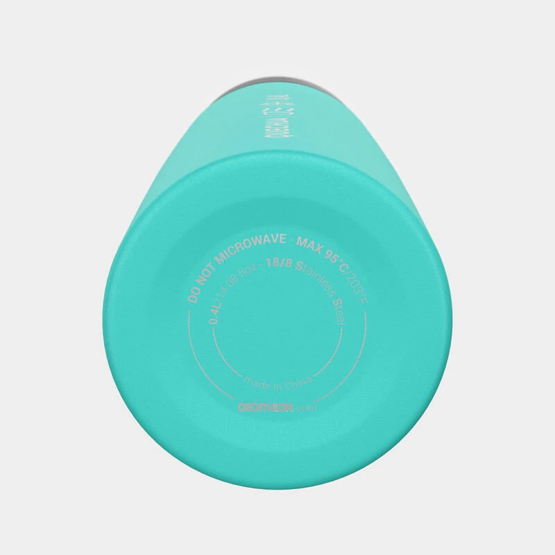 Bouteille isotherme inox 0,4L avec gobelet pour la randonnée - turquoise Quechua Bouteille Isotherme Inox 0,4L Avec Gobelet Pour La Randonnée - Turquoise -Camping En Plein Air Boutique bouteille isotherme inox 04l avec gobelet pour la randonnee turquoise 8