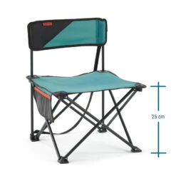 Quechua CHAISE BASSE PLIANTE DE CAMPING MH100 Bleue -Camping En Plein Air Boutique chaise basse pliante de camping mh100 bleue 3