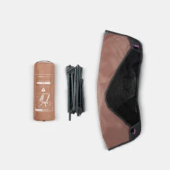 Quechua CHAISE BASSE PLIANTE DE CAMPING MH500 MARRON -Camping En Plein Air Boutique chaise basse pliante de camping mh500 marron 2