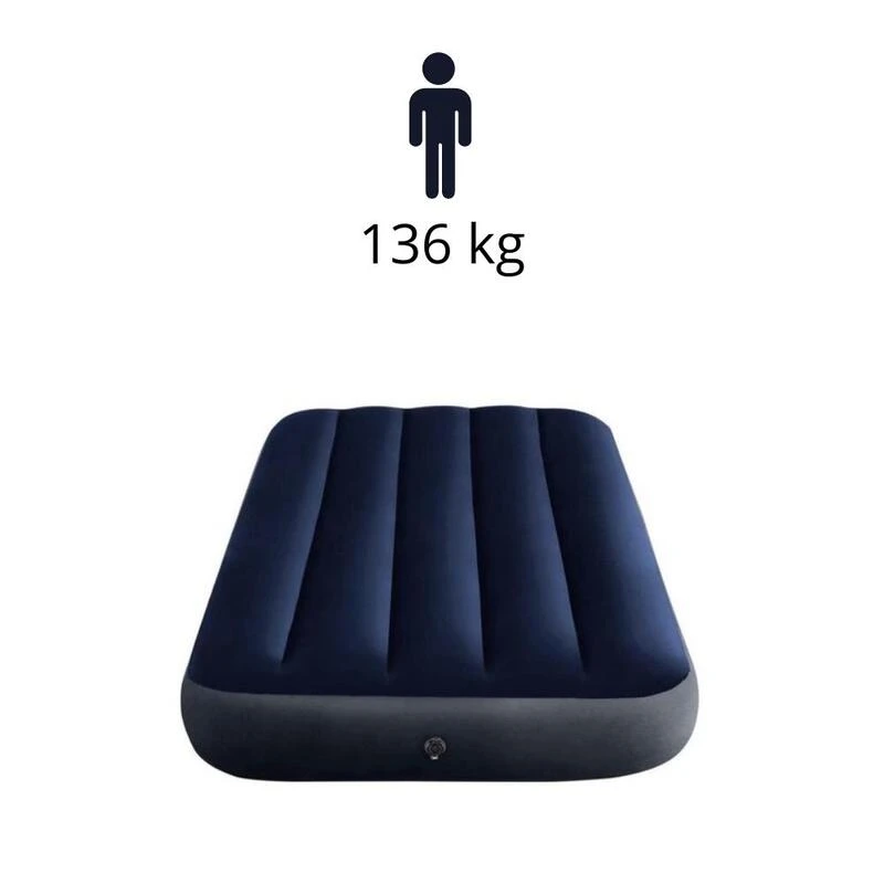 Classic Downy - Lit Gonflable - 191x99x25cm - compris les accessoires Intex Classic Downy - Lit Gonflable - 191x99x25cm - Compris Les Accessoires -Camping En Plein Air Boutique classic downy lit gonflable 191x99x25cm compris les accessoires 2