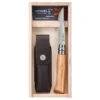 Coffret Couteau Opinel Randonnée Numéro 8 En Bois D'olivier, Avec Son étui Cuir -Camping En Plein Air Boutique coffret couteau opinel randonnee numero 8 en bois dolivier avec son etui cuir