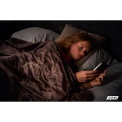 Couverture Électrique Luvego Avec Polaire/Sherpa - Brun Foncé 8 Couverture Électrique Luvego Avec Polaire/Sherpa - Brun Foncé -Camping En Plein Air Boutique couverture electrique luvego avec polairesherpa brun fonce 6