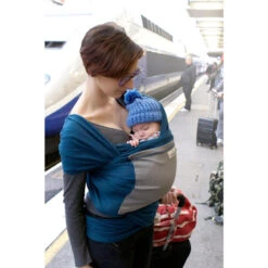 Écharpe L'Originale JPMBB - BLEU PAON, Eléphant -Camping En Plein Air Boutique echarpe loriginale jpmbb bleu paon elephant 4