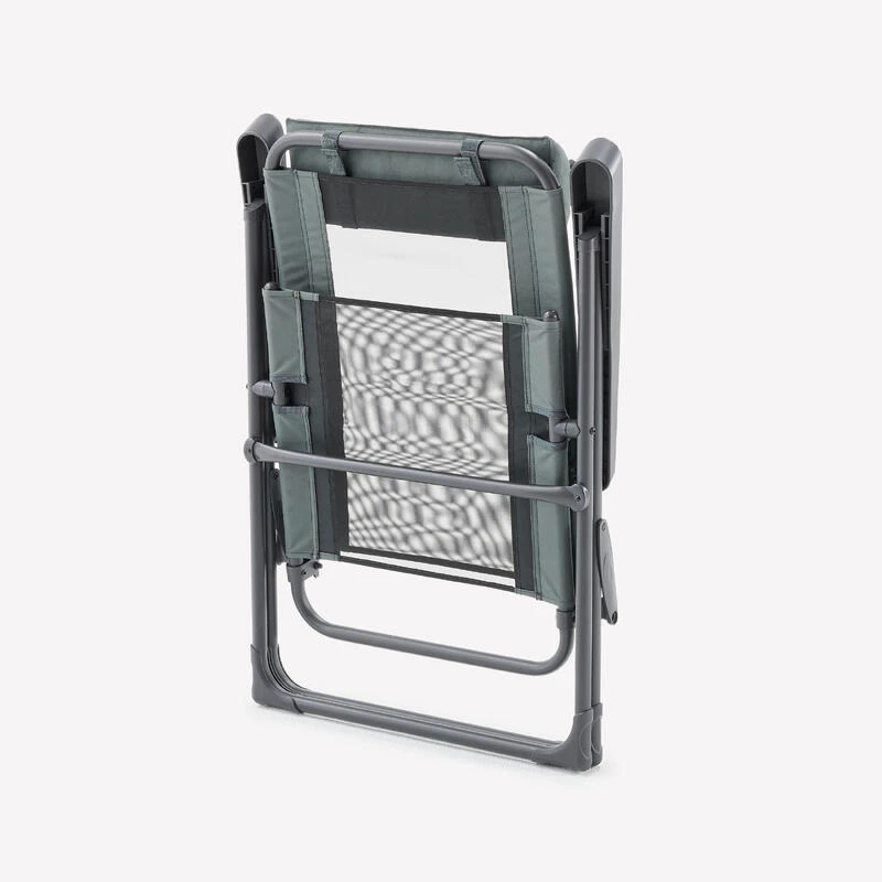 FAUTEUIL PLIANT CONFORTABLE POUR LE CAMPING - INCLINABLE - ACIER Quechua FAUTEUIL PLIANT CONFORTABLE POUR LE CAMPING - INCLINABLE - ACIER -Camping En Plein Air Boutique fauteuil pliant confortable pour le camping inclinable acier 1