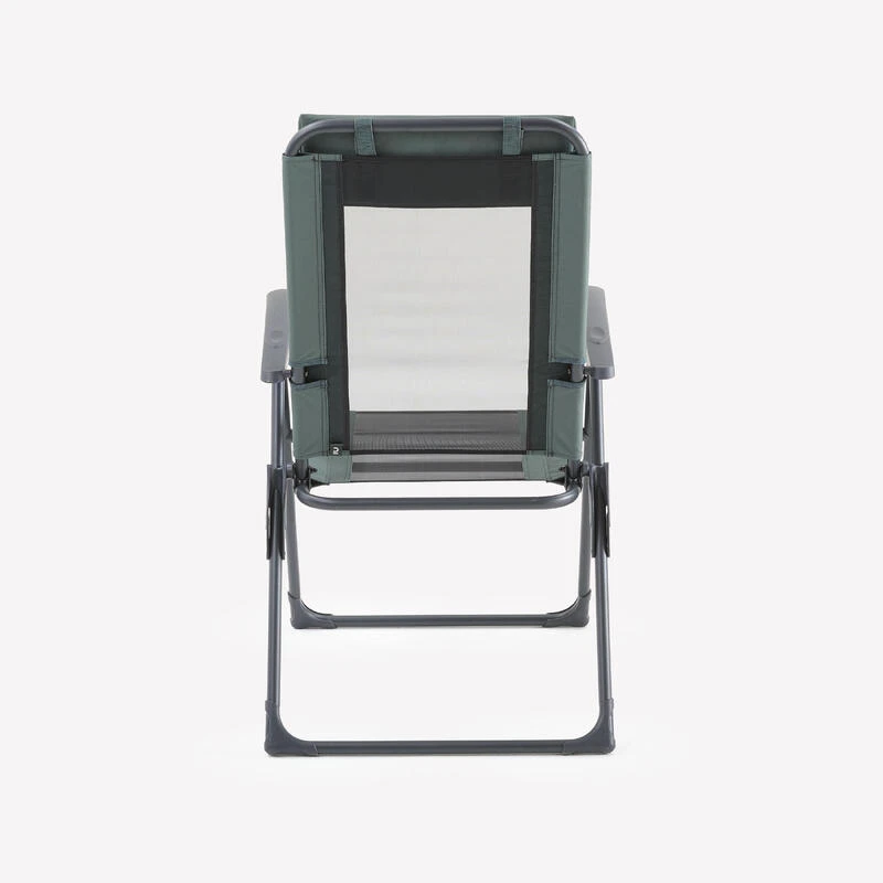 FAUTEUIL PLIANT CONFORTABLE POUR LE CAMPING - INCLINABLE - ACIER Quechua FAUTEUIL PLIANT CONFORTABLE POUR LE CAMPING - INCLINABLE - ACIER -Camping En Plein Air Boutique fauteuil pliant confortable pour le camping inclinable acier 8
