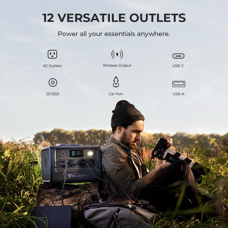 Générateur solaire BLUETTI EB70 716Wh Générateur Solaire BLUETTI EB70 716Wh -Camping En Plein Air Boutique generateur solaire bluetti eb70 716wh 2