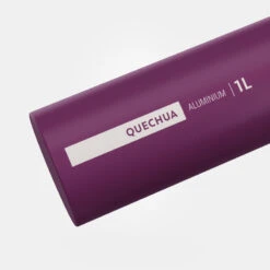 Quechua Gourde Alu 1L Avec Bouchon à Ouverture Rapide Pour La Randonnée - Violet -Camping En Plein Air Boutique gourde alu 1l avec bouchon a ouverture rapide pour la randonnee violet 2