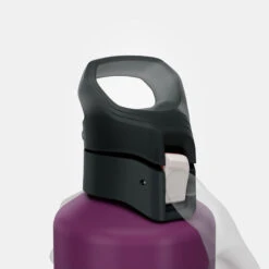 Quechua Gourde Alu 1L Avec Bouchon à Ouverture Rapide Pour La Randonnée - Violet -Camping En Plein Air Boutique gourde alu 1l avec bouchon a ouverture rapide pour la randonnee violet 5