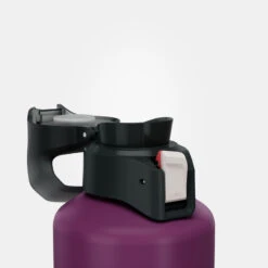Quechua Gourde Alu 1L Avec Bouchon à Ouverture Rapide Pour La Randonnée - Violet -Camping En Plein Air Boutique gourde alu 1l avec bouchon a ouverture rapide pour la randonnee violet 6