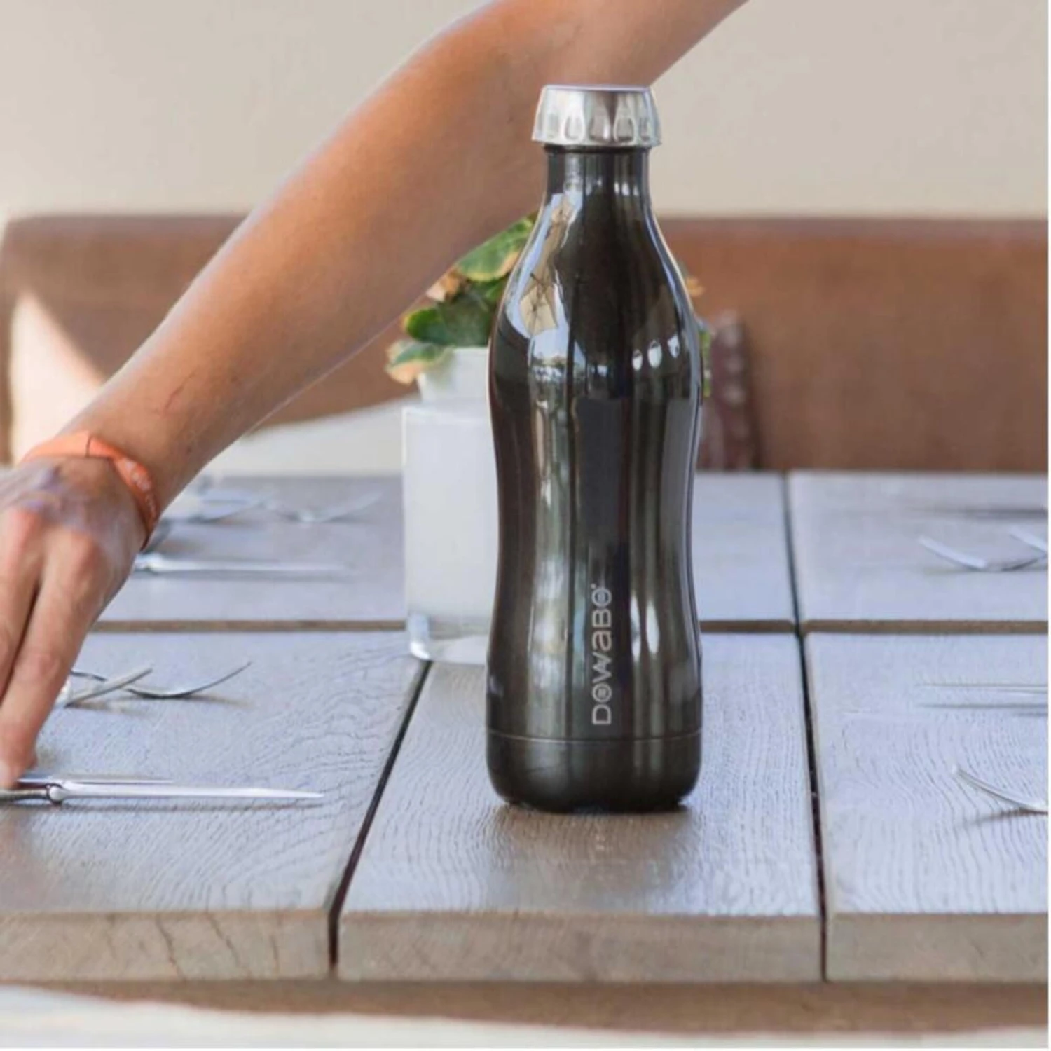 Gourde Cocktail Coll simple paroi Grasshopper - 1200 ml - Vert Gourde Cocktail Coll Simple Paroi Grasshopper - 1200 Ml - Vert -Camping En Plein Air Boutique gourde cocktail coll simple paroi grasshopper 1200 ml vert 4