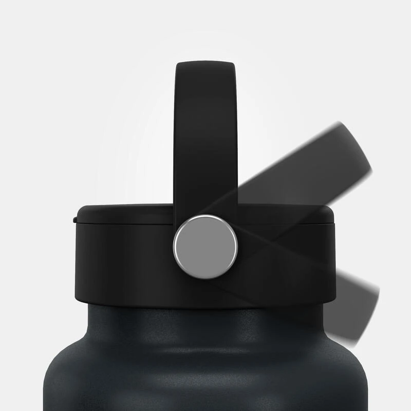 Gourde MH100 isotherme (inox double paroi à vide d'air) 0,95L large ouverture Quechua Gourde MH100 Isotherme (inox Double Paroi à Vide D'air) 0,95L Large Ouverture -Camping En Plein Air Boutique gourde mh100 isotherme inox double paroi a vide dair 095l large ouverture 4