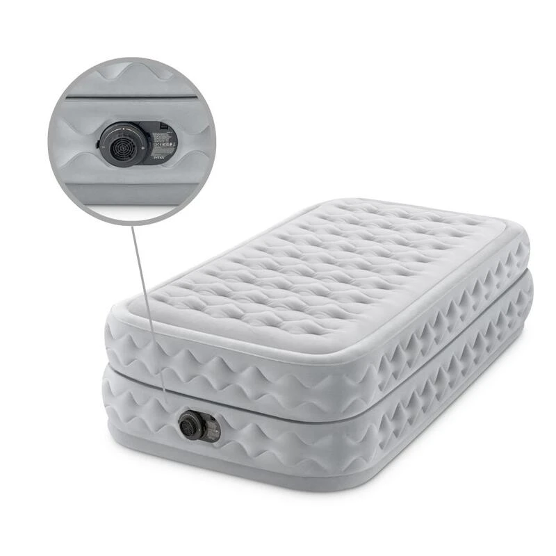 Intex Matelas gonflable - 1-Person - 99 x 191 x 51 cm - Gris Intex Matelas Gonflable - 1-Person - 99 X 191 X 51 Cm - Gris -Camping En Plein Air Boutique intex matelas gonflable 1 person 99 x 191 x 51 cm gris 1