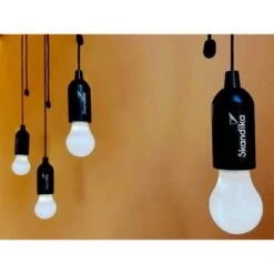 Lampe De Camping Skandika Narvik | Set De 4 Lampes LED, Pull Light, à Piles -Camping En Plein Air Boutique lampe de camping skandika narvik set de 4 lampes led pull light a piles 2