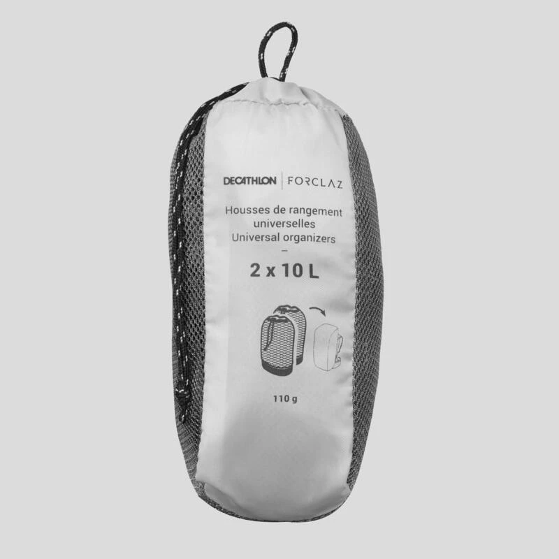 Lot de 2 housses de rangement universelles - 2x10L Lot De 2 Housses De Rangement Universelles - 2x10L -Camping En Plein Air Boutique lot de 2 housses de rangement universelles 2x10l 2
