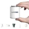 Luvego MINI PUMP - Pompe à Air - Lanterne 400 ML - 3-en-1 -Camping En Plein Air Boutique luvego mini pump pompe a air lanterne 400 ml 3 en 1