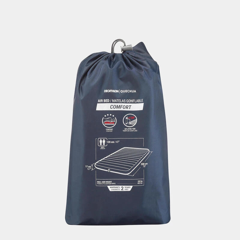 MATELAS GONFLABLE DE CAMPING - AIR COMFORT 120 CM - 2 PERSONNES Quechua MATELAS GONFLABLE DE CAMPING - AIR COMFORT 120 CM - 2 PERSONNES -Camping En Plein Air Boutique matelas gonflable de camping air comfort 120 cm 2 personnes