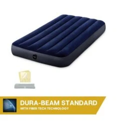 Matelas Gonflable - Intex Classic Downy -1 Personne - 99x191x25 Cm (BxLxH) 6 Matelas Gonflable - Intex Classic Downy -1 Personne - 99x191x25 Cm (BxLxH) -Camping En Plein Air Boutique matelas gonflable intex classic downy 1 personne 99x191x25 cm bxlxh 4