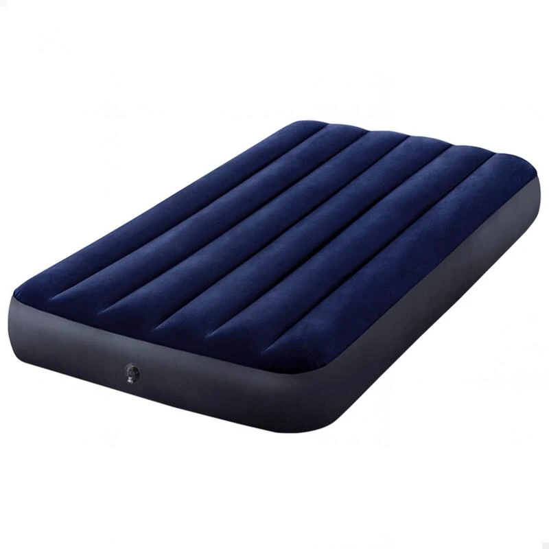 Matelas gonflable - Intex Classic Downy -1 personne - 99x191x25 cm (BxLxH) Matelas Gonflable - Intex Classic Downy -1 Personne - 99x191x25 Cm (BxLxH) -Camping En Plein Air Boutique matelas gonflable intex classic downy 1 personne 99x191x25 cm