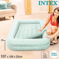 Matelas Gonflable - Intex Kidz - Matelas Gonflable Pour Enfants - 1 Personne -Camping En Plein Air Boutique matelas gonflable intex kidz matelas gonflable pour enfants 1 personne 4