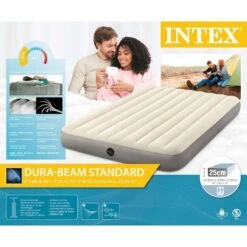 Matelas Gonflable - Intex Single-High -2 Personnes 6 Matelas Gonflable - Intex Single-High -2 Personnes -Camping En Plein Air Boutique matelas gonflable intex single high 2 personnes 4