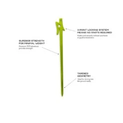 Nemo Equipment Airpin Tent Pegs - 4 Pièces -Camping En Plein Air Boutique nemo equipment airpin tent pegs 4 pieces 4