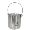 Pathfinder Pot En Acier Inoxydable Avec Couvercle (1,9 L) 2 Pathfinder Pot En Acier Inoxydable Avec Couvercle (1,9 L) -Camping En Plein Air Boutique pathfinder pot en acier inoxydable avec couvercle 19 l