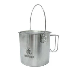 Pathfinder Pot En Acier Inoxydable Avec Couvercle (1,9 L) -Camping En Plein Air Boutique pathfinder pot en acier inoxydable avec couvercle 19 l 2