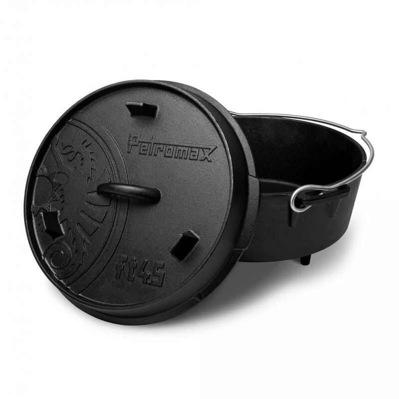 Petromax Dutch Oven FT4.5-4.5QT - Avec Pieds Petromax Dutch Oven FT4.5-4.5QT - Avec Pieds -Camping En Plein Air Boutique petromax dutch oven ft45 45qt avec pieds