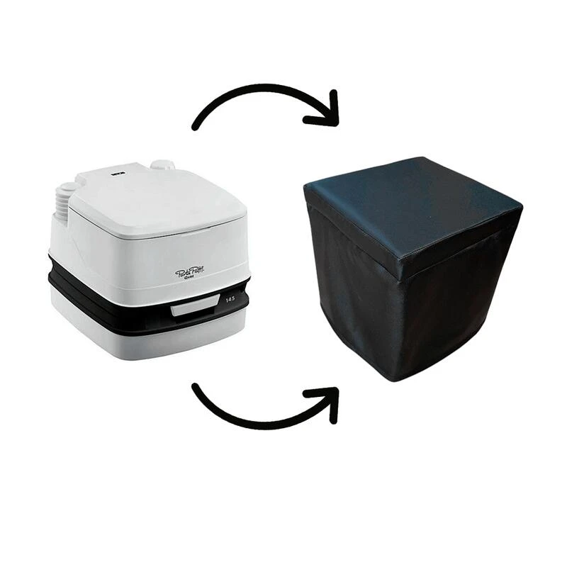 Porta Potti 335 et Dometic 9L 972 Housse de poterie en simili-cuir noir Porta Potti 335 Et Dometic 9L 972 Housse De Poterie En Simili-cuir Noir -Camping En Plein Air Boutique porta potti 335 et dometic 9l 972 housse de poterie en simili cuir noir 1