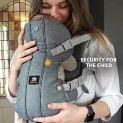 Porte-bébé Ergonomique Deryan - Porte-bébé Ventral 2-en-1 Anthracite -Camping En Plein Air Boutique porte bebe ergonomique deryan porte bebe ventral 2 en 1 anthracite 4