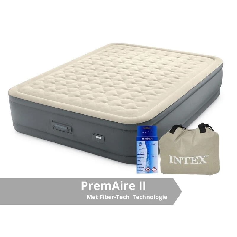 Premaire II - Lit Gonflable - 203x152x46cm - compris les accessoires Intex Premaire II - Lit Gonflable - 203x152x46cm - Compris Les Accessoires -Camping En Plein Air Boutique premaire ii lit gonflable 203x152x46cm compris les accessoires