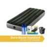 Intex Prestige Downy Jr. Twin Airbed - Lit Gonflable - 191x99x25cm - Avec Accessoires -Camping En Plein Air Boutique prestige downy jr twin airbed lit gonflable 191x99x25cm avec accessoires