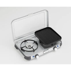 Campingaz Réchaud De Camping à Gaz 2 Feux Camp & Grill - Plancha, Grill Et Wok -Camping En Plein Air Boutique rechaud de camping a gaz 2 feux camp and grill plancha grill et wok 2