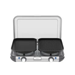 Campingaz Réchaud De Camping à Gaz 2 Feux Camp & Grill - Plancha, Grill Et Wok -Camping En Plein Air Boutique rechaud de camping a gaz 2 feux camp and grill plancha grill et wok 3