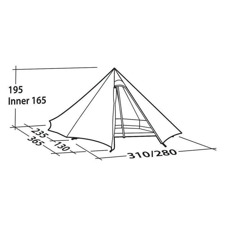 Robens Cône Vert PRS - Tipi Tent pour Quatre Personnes Robens Cône Vert PRS - Tipi Tent Pour Quatre Personnes -Camping En Plein Air Boutique robens cone vert prs tipi tent pour quatre personnes 2